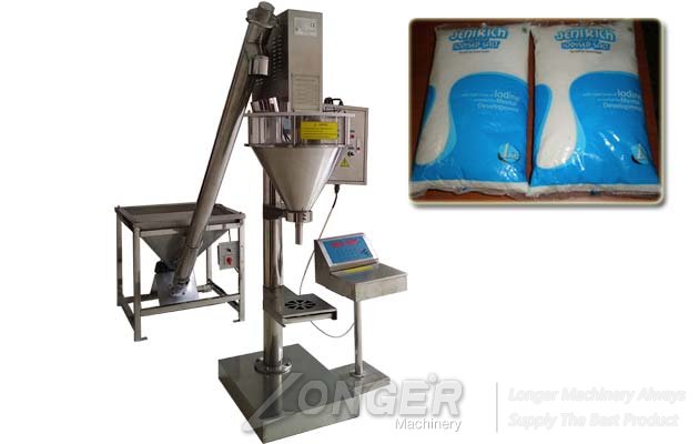 Semi Automatic Salt Pouch Packing Machine|Salt Packaging Machine