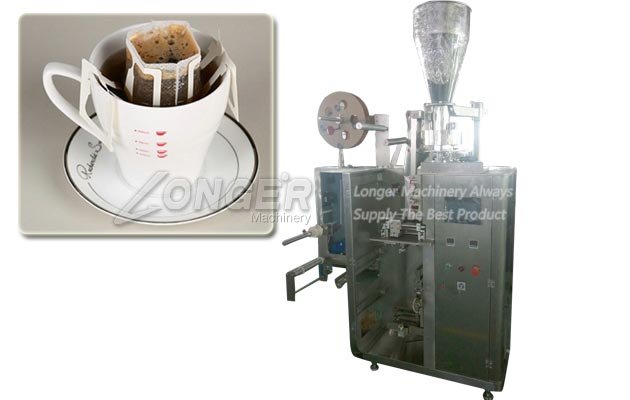 Drip Coffee Filter Bag Packaging Machine with Hanging Ear