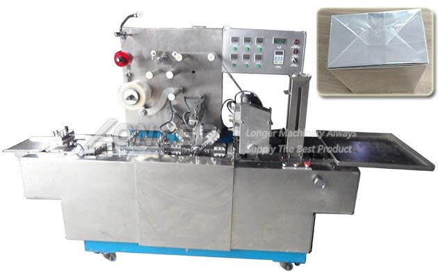 Transparent Film Face Mask Box Wrapping Machine with BOPP Film