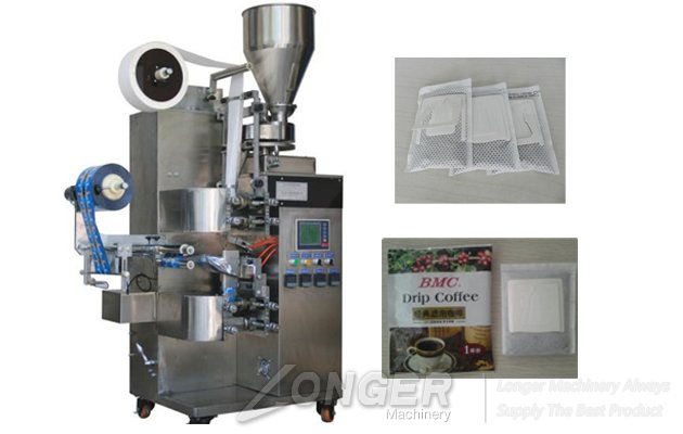 Ear Style Coffee Bag Packing Machine with Inner and Outer Layer