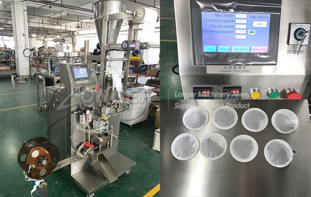 Round Tea Bag Packing Machine Pictures